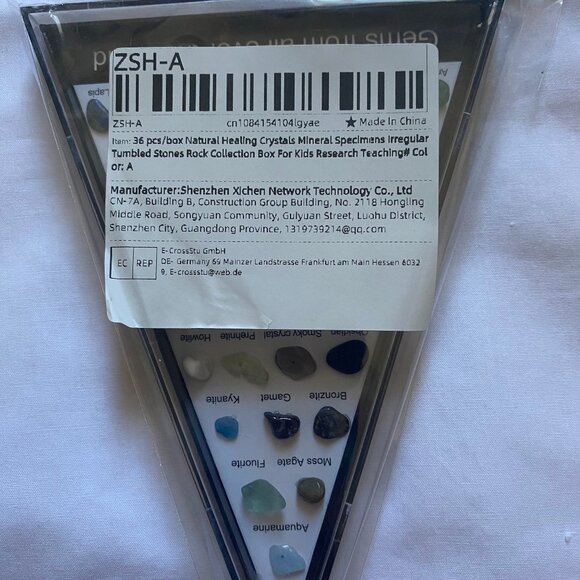 36 PCS/Box Natural Healing Crystals Mineral Specimens Irregular Tumbled Stones - Picture 2 of 6